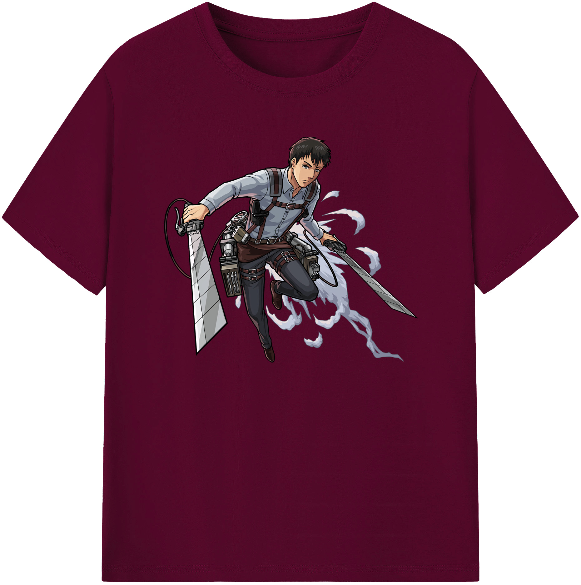 （画像用） 進撃の巨人 ベルトルト・フーバー Attack on Titan Bertholdt Hoover レディースカジュアルプリントTシャツ（綿100％）